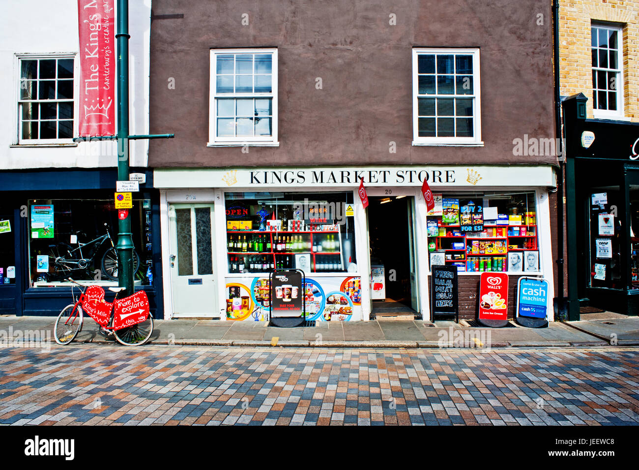 Kings market store, Canterbury, Kent Stock Photo Alamy