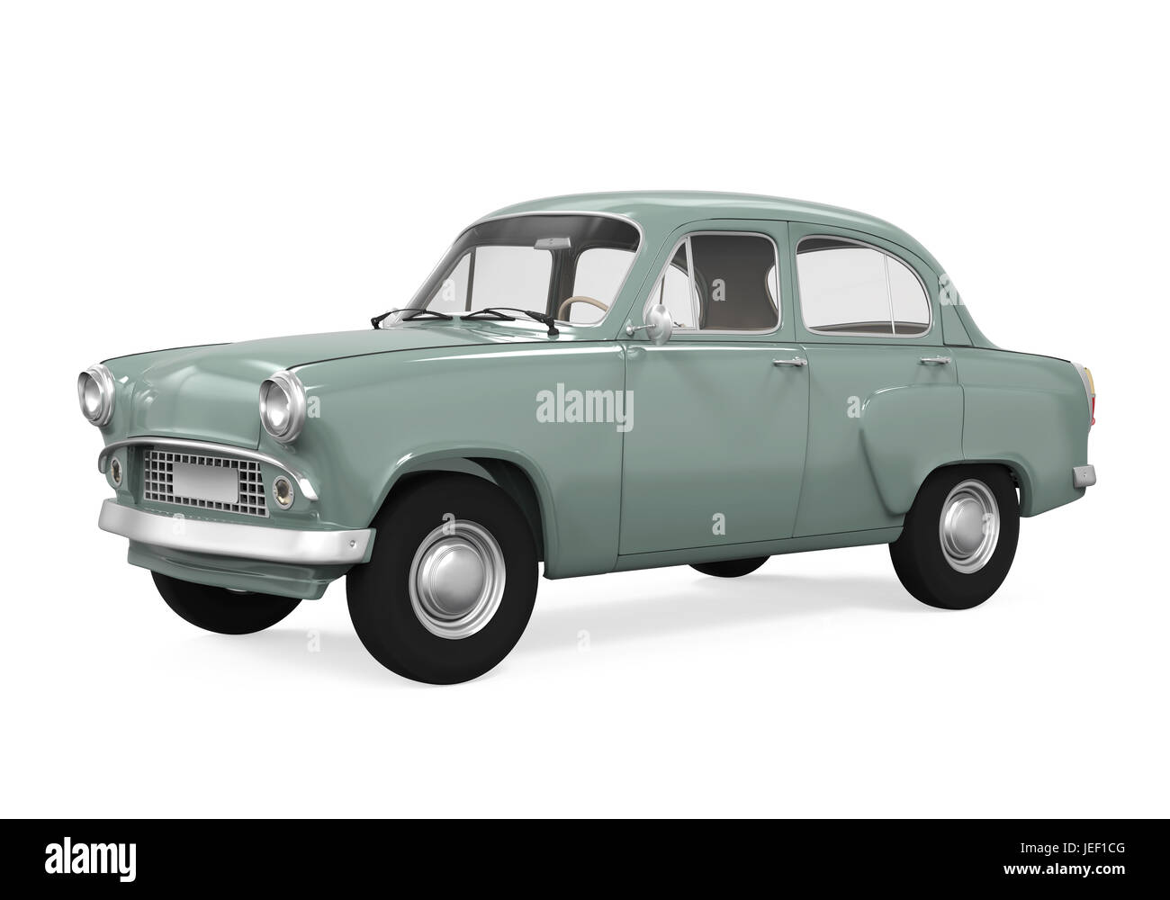 Retro Car Isolated Stock Photo - Alamy