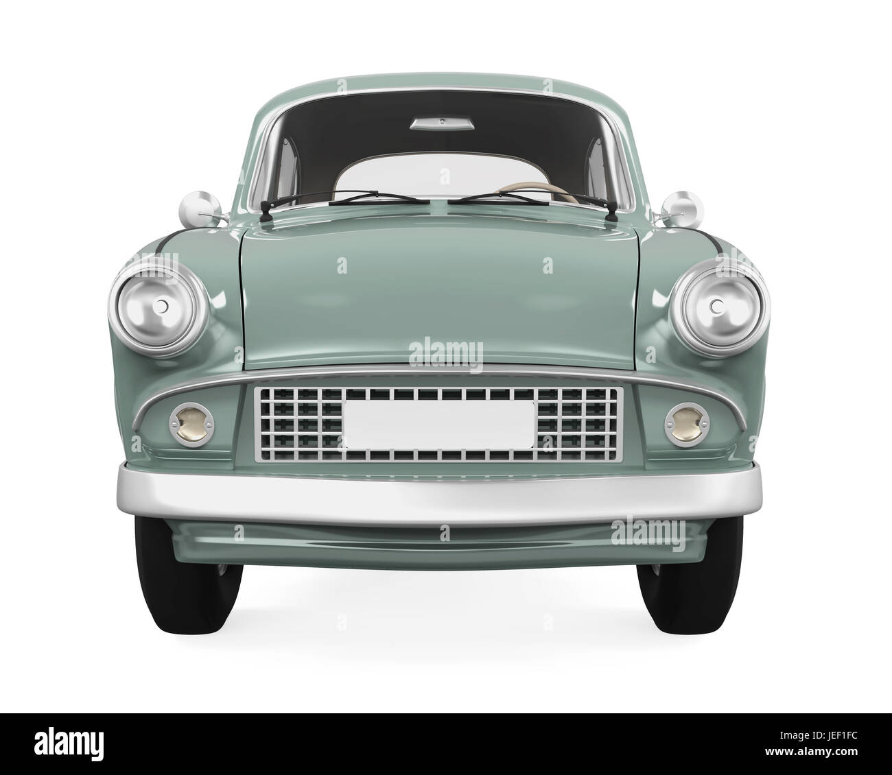 Retro Car Isolated Stock Photo - Alamy
