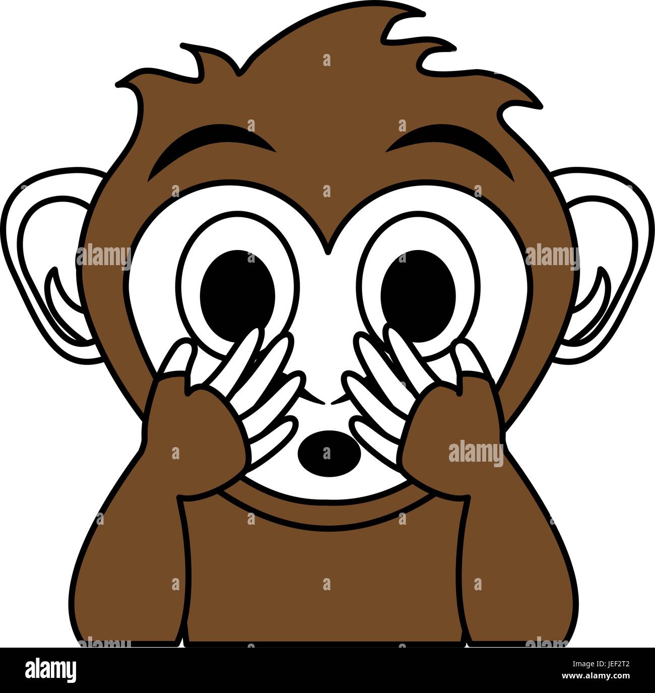 Cute monkey design Stock Vector Image & Art - Alamy