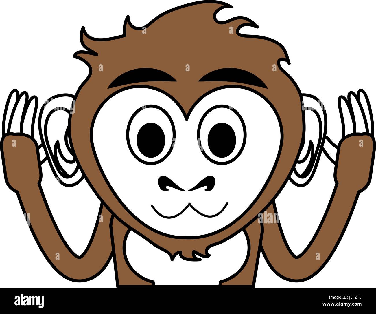 Cute monkey design Stock Vector Image & Art - Alamy