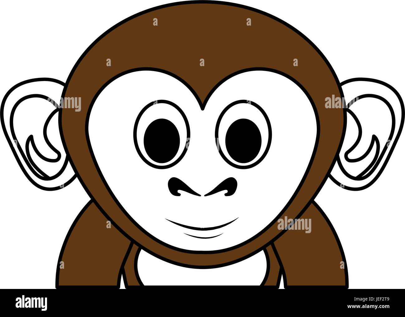 Cute monkey design Stock Vector Image & Art - Alamy
