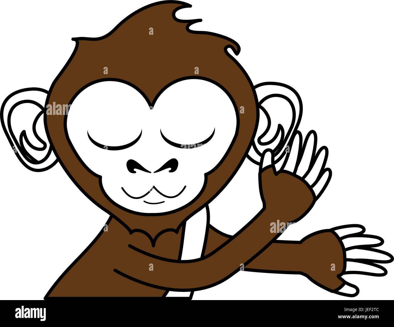 Cute monkey design Stock Vector Image & Art - Alamy