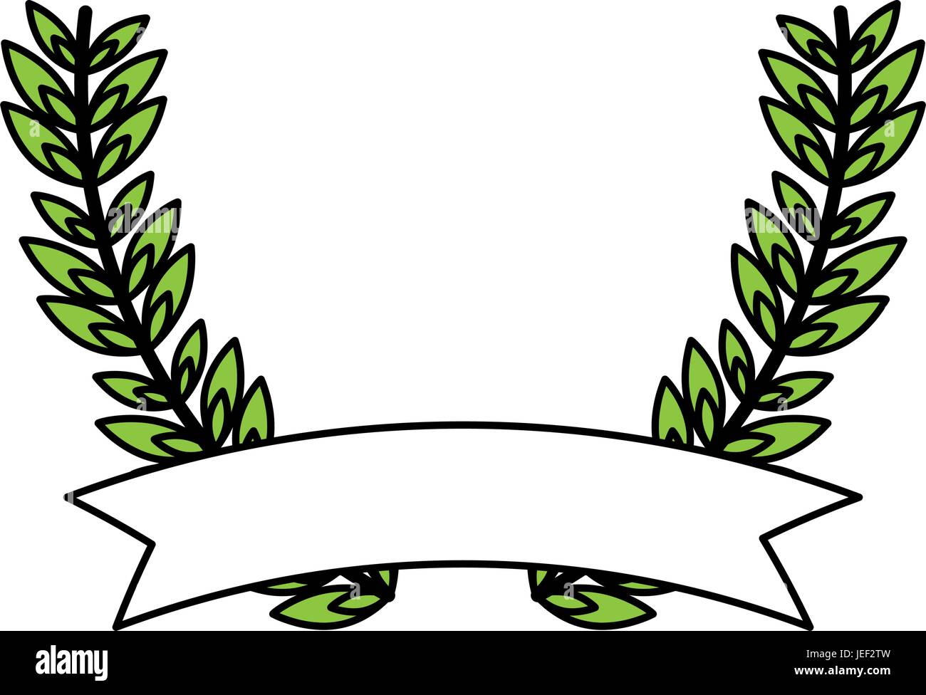 Laurel wreath design Stock Vector Image & Art Alamy