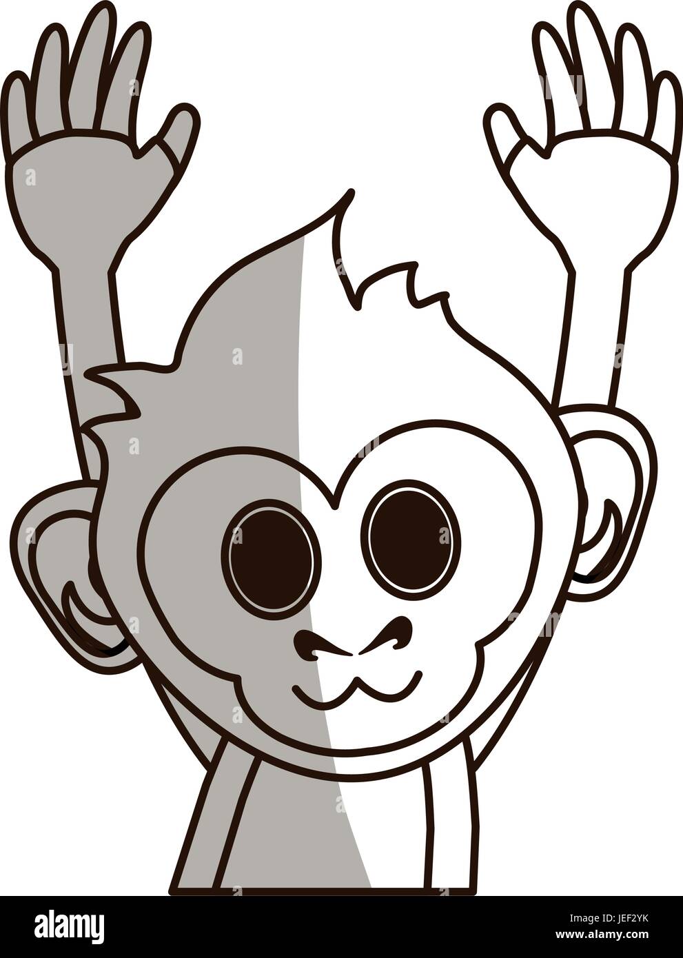 Cute monkey design Stock Vector Image & Art - Alamy
