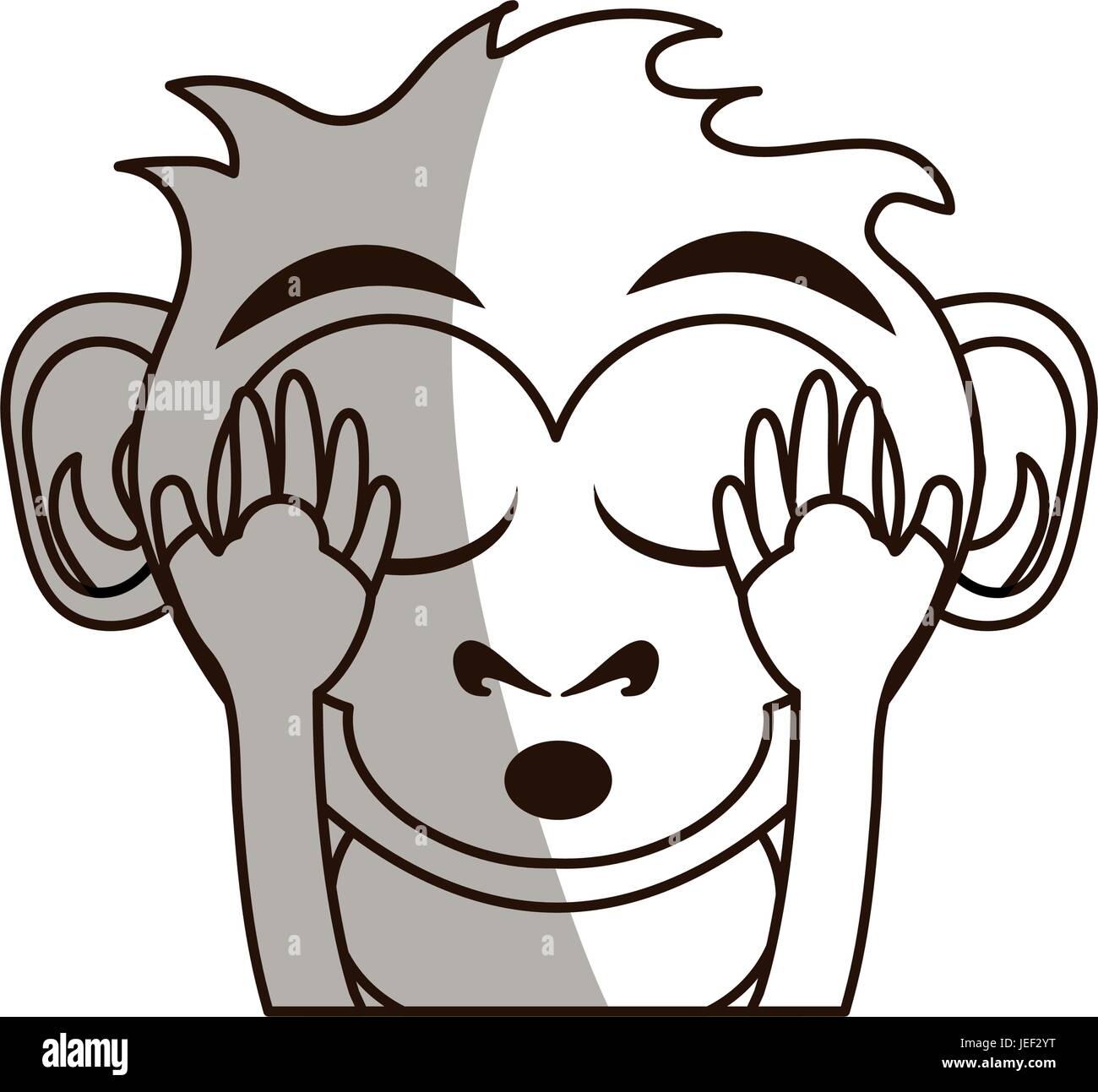 Cute monkey design Stock Vector Image & Art - Alamy