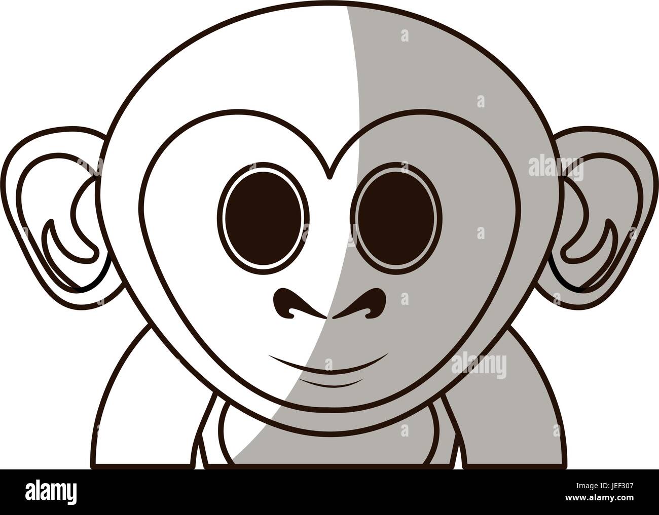 Cute monkey design Stock Vector Image & Art - Alamy
