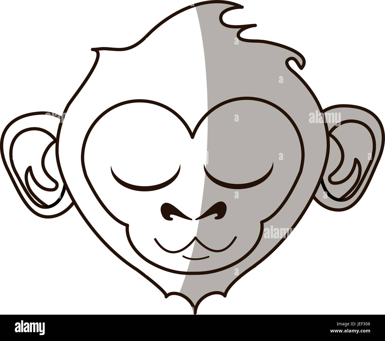 Cute monkey design Stock Vector Image & Art - Alamy