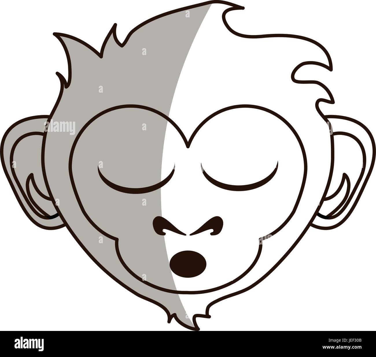 Cute monkey design Stock Vector Image & Art - Alamy