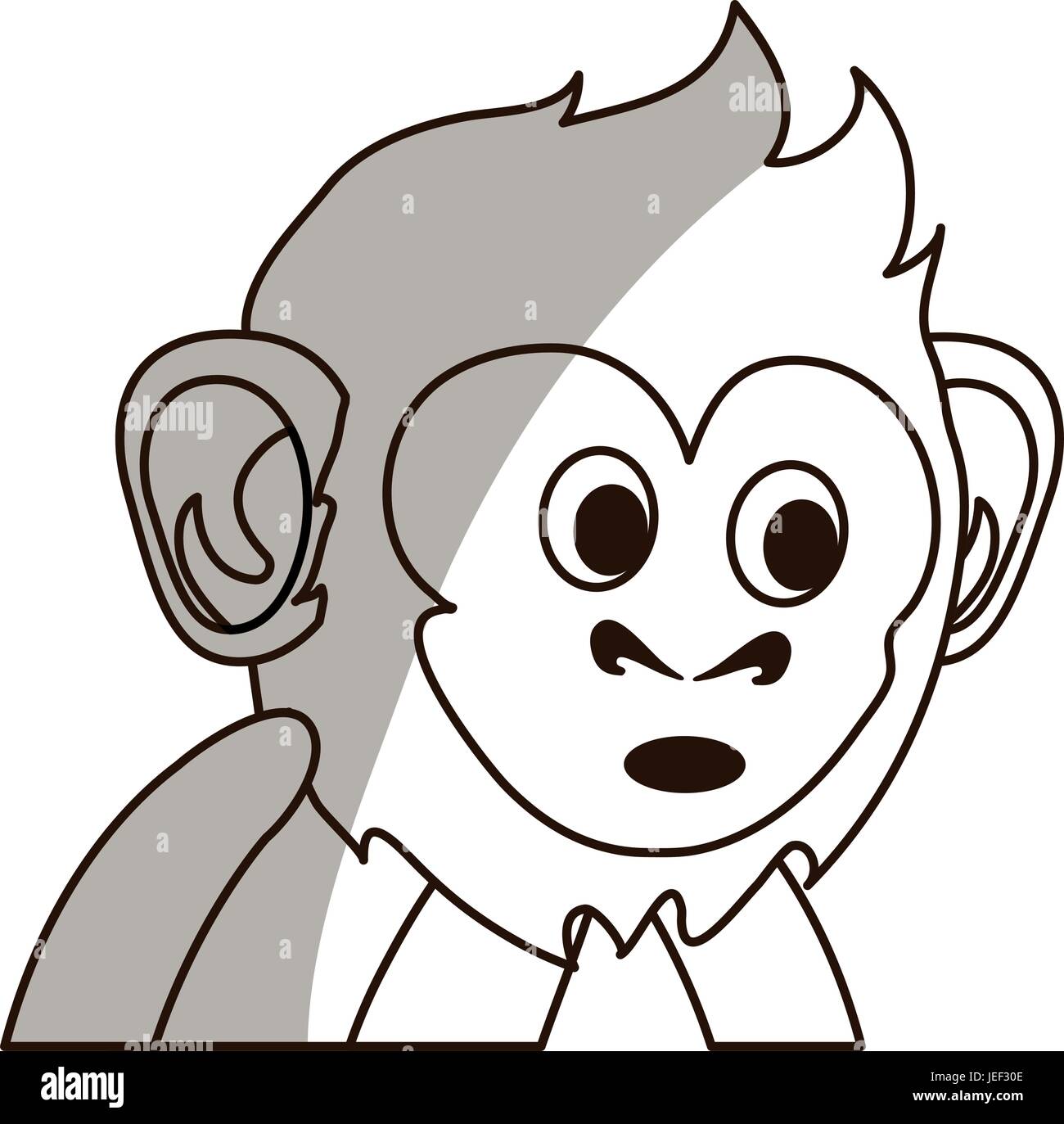 Cute monkey design Stock Vector Image & Art - Alamy