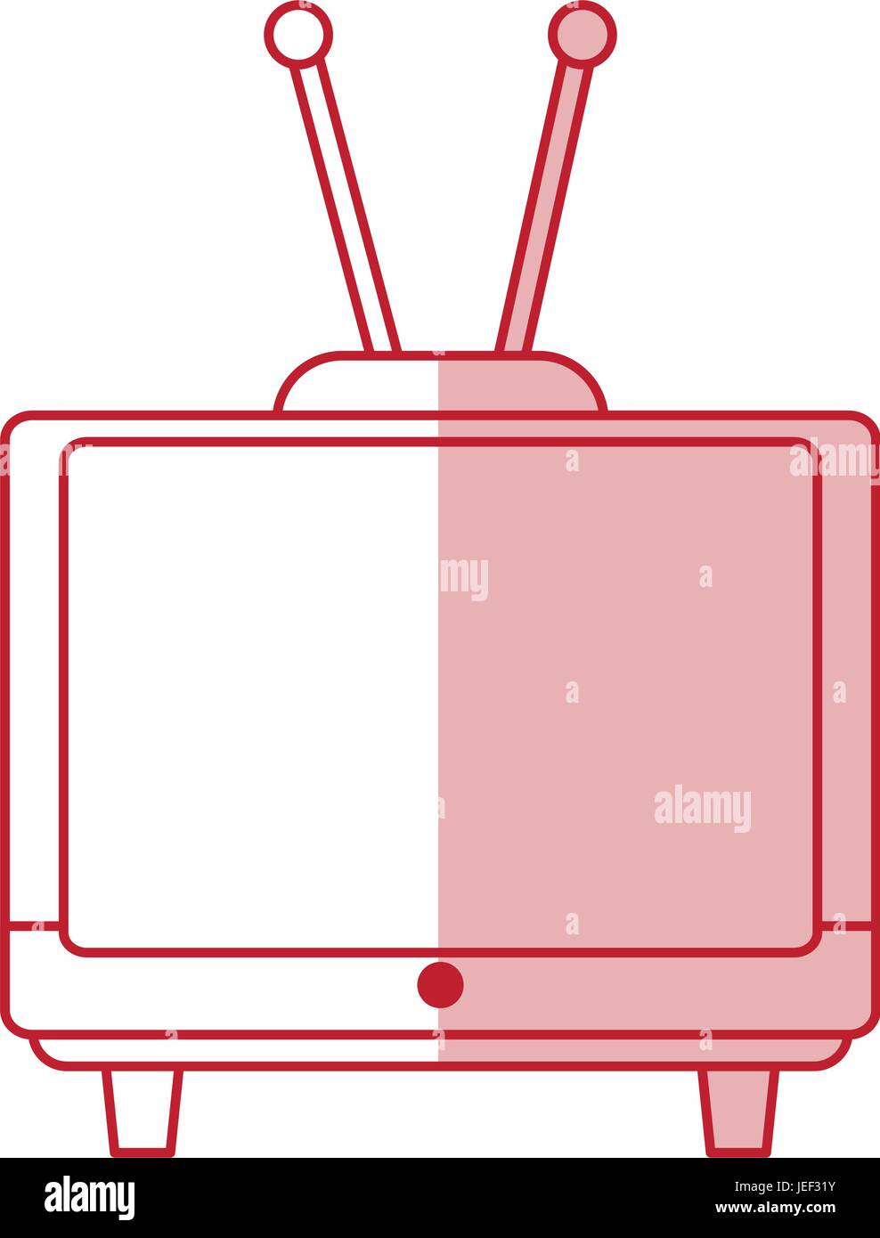 Old tv design Stock Vector Image & Art - Alamy