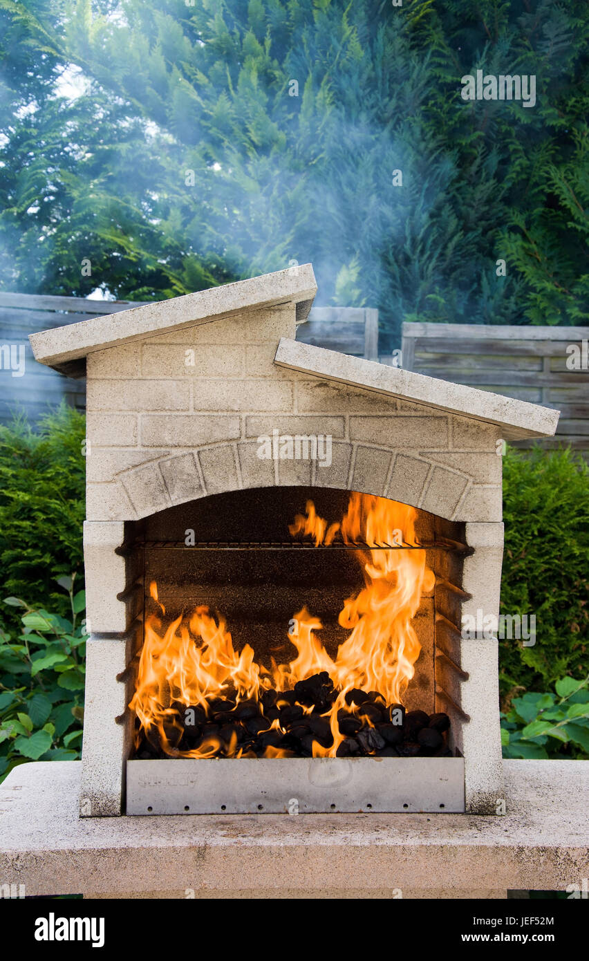 have a barbecue Stock Photo