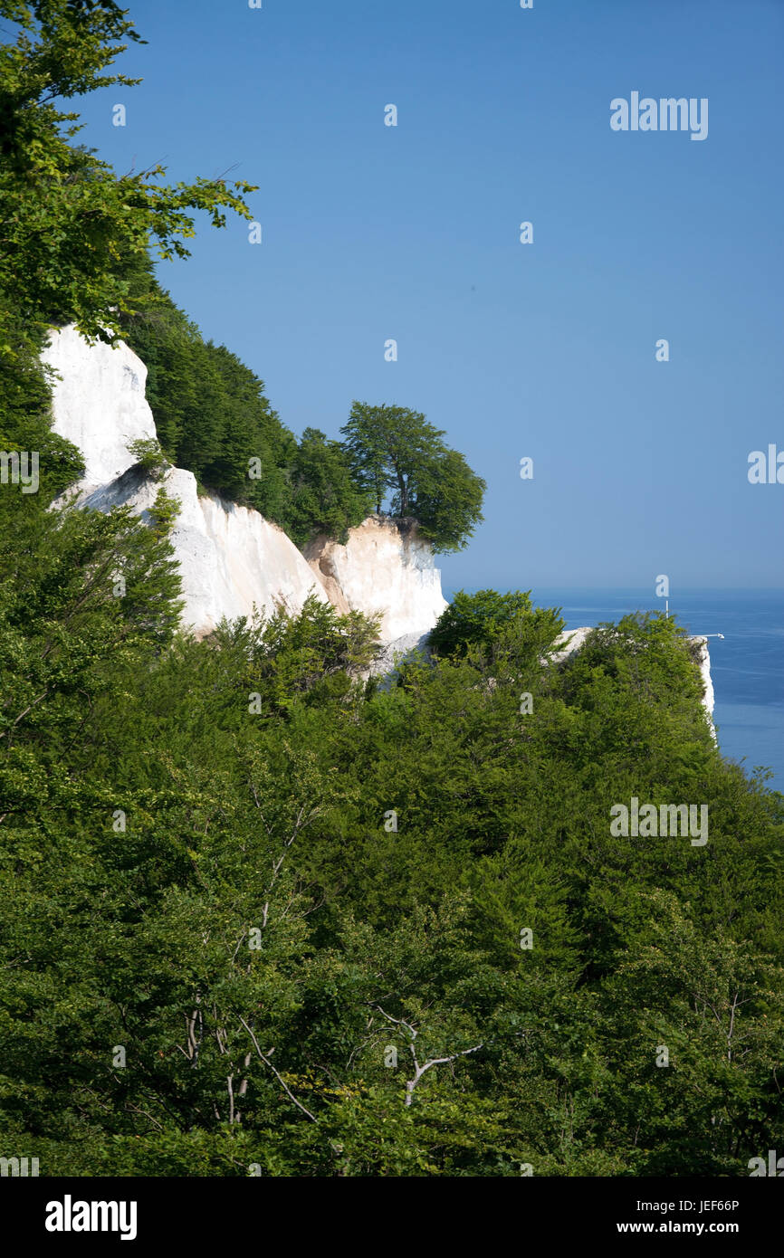 Mons Klint is the highest Steilk?ste of Denmark. The chalk cliff lies