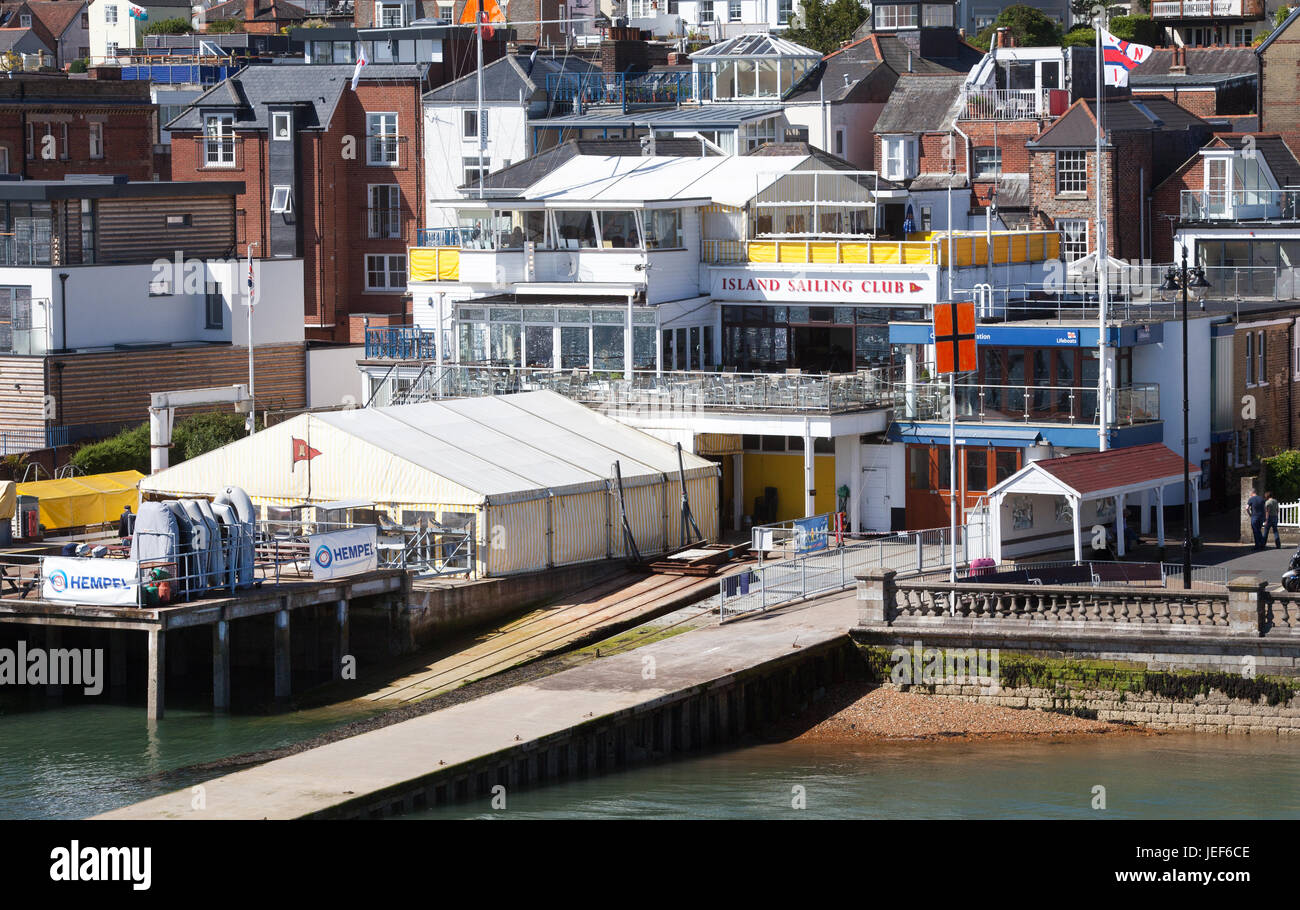 Island Sailing Club, West Cowes, Isle of Wight Stock Photo Alamy