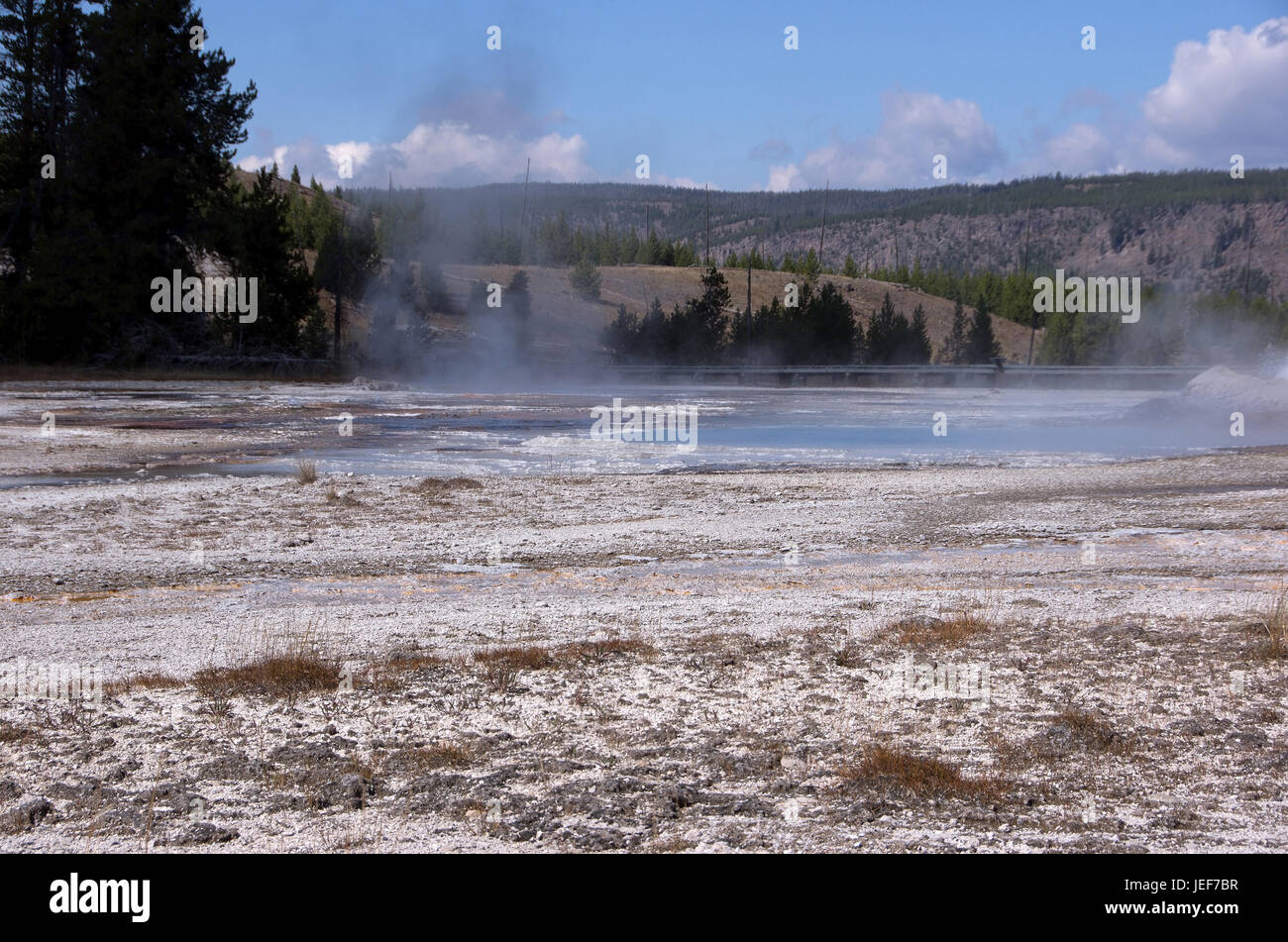 Admission in the Yellowstone national park, Utah, the USA, in October ...