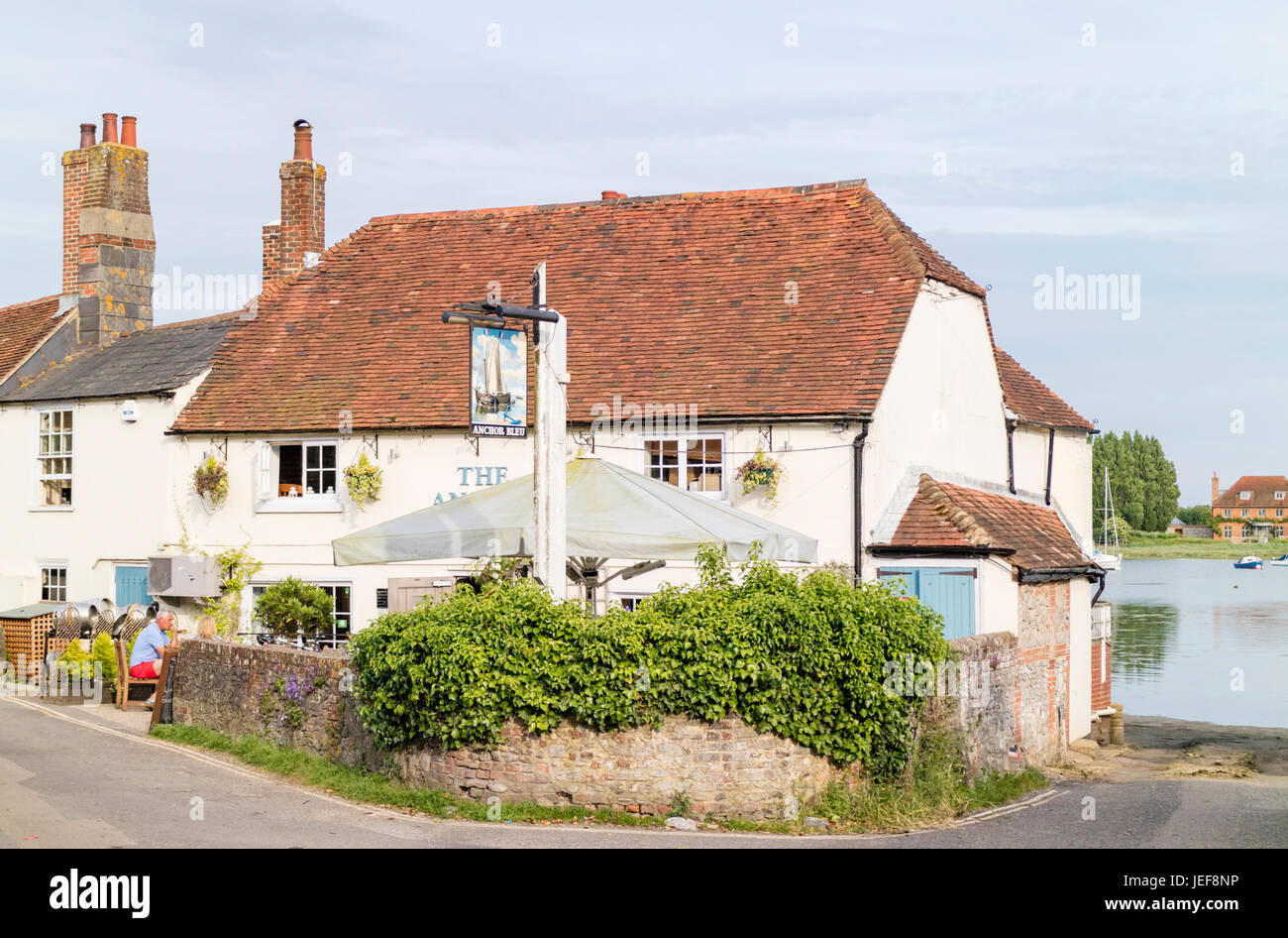 The Ship Inn in the attractive coastal village of Bosham, West Sussex, England, UK Stock Photo