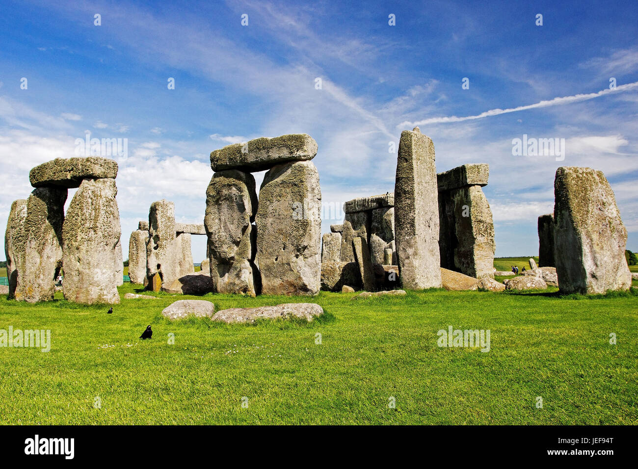 Stonehenge, Wiltshire, Great Britain, Grossbritannien Stock Photo