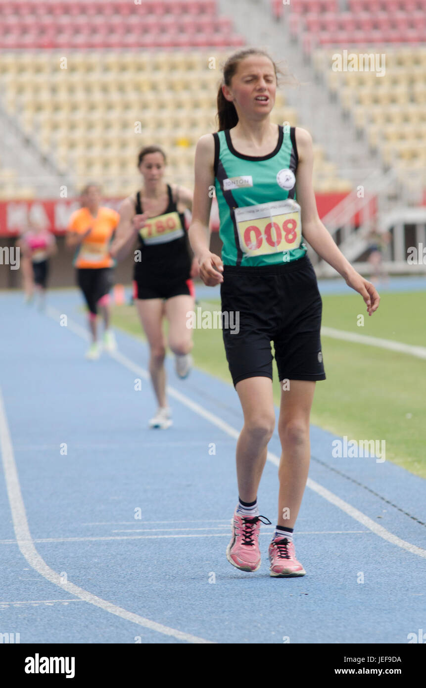 Athletic Racing Stadium athletic race Stock Photo - Alamy