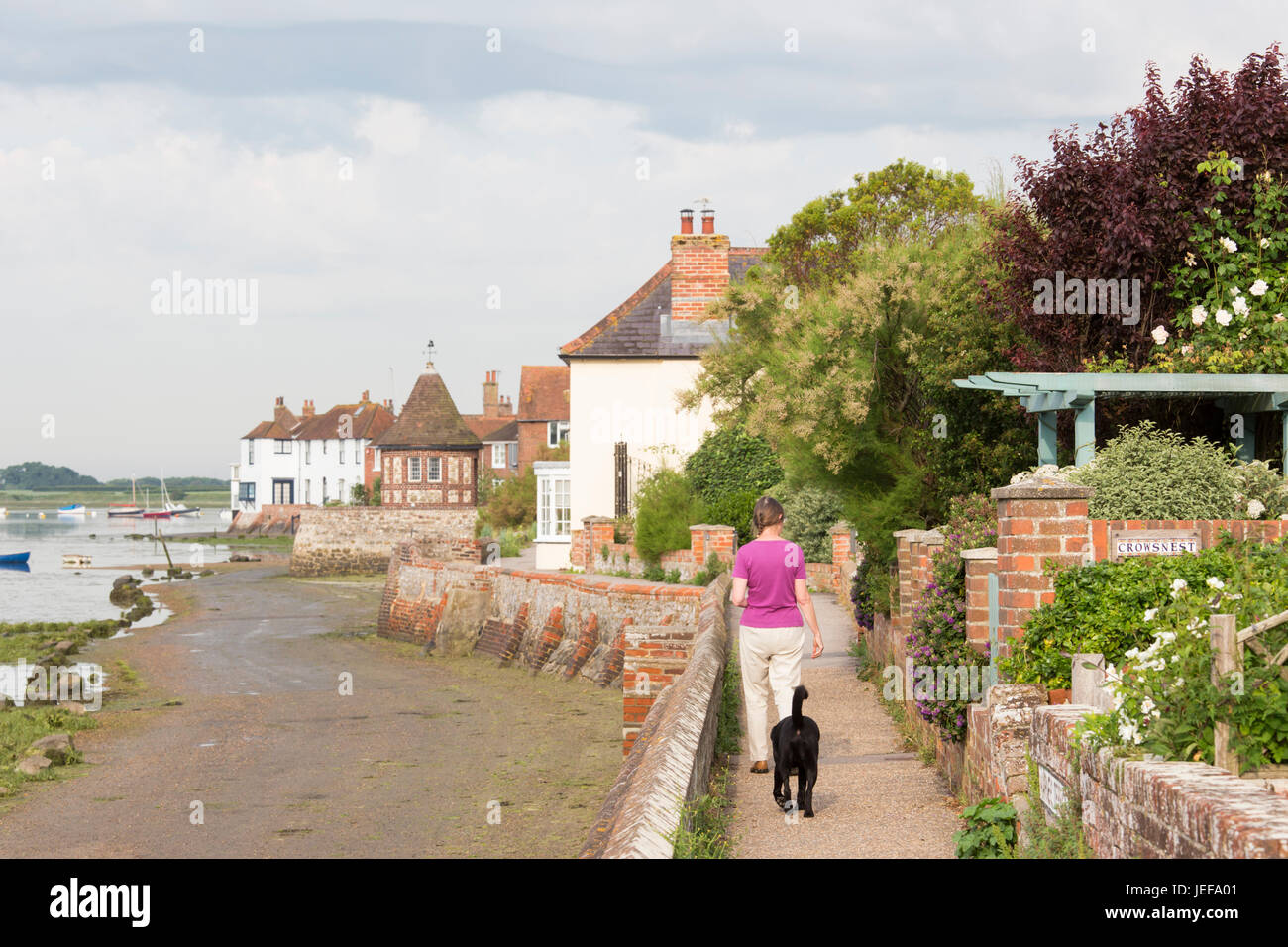 The attractive coastal village of Bosham, West Sussex, England, UK Stock Photo