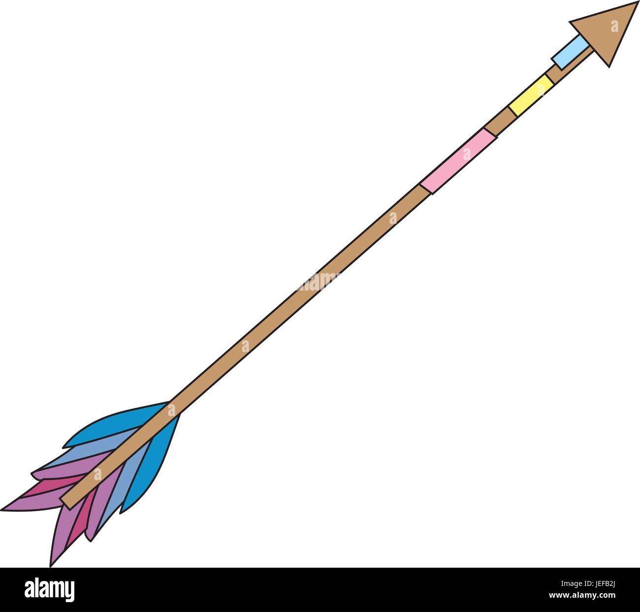 cute arrow element with ornamental design Stock Vector Image & Art - Alamy