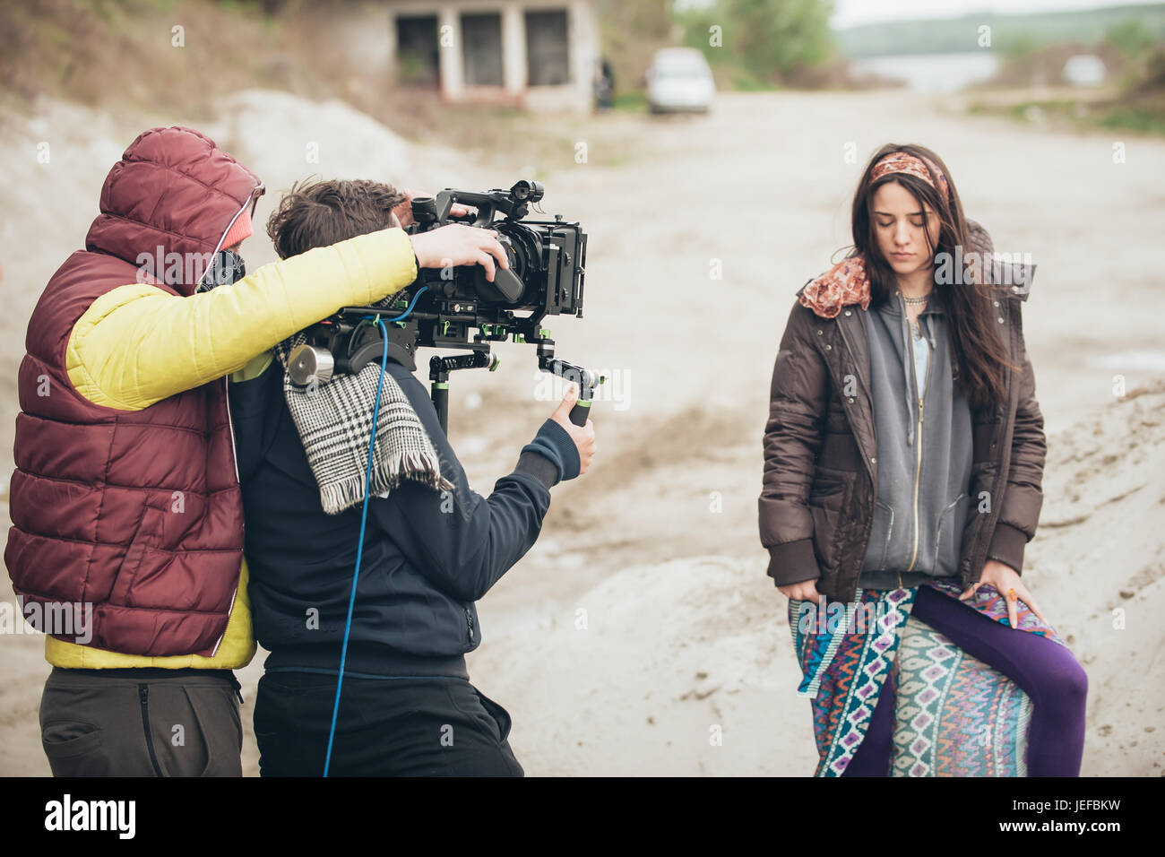 Actress on set filming camera hires stock photography and images Alamy