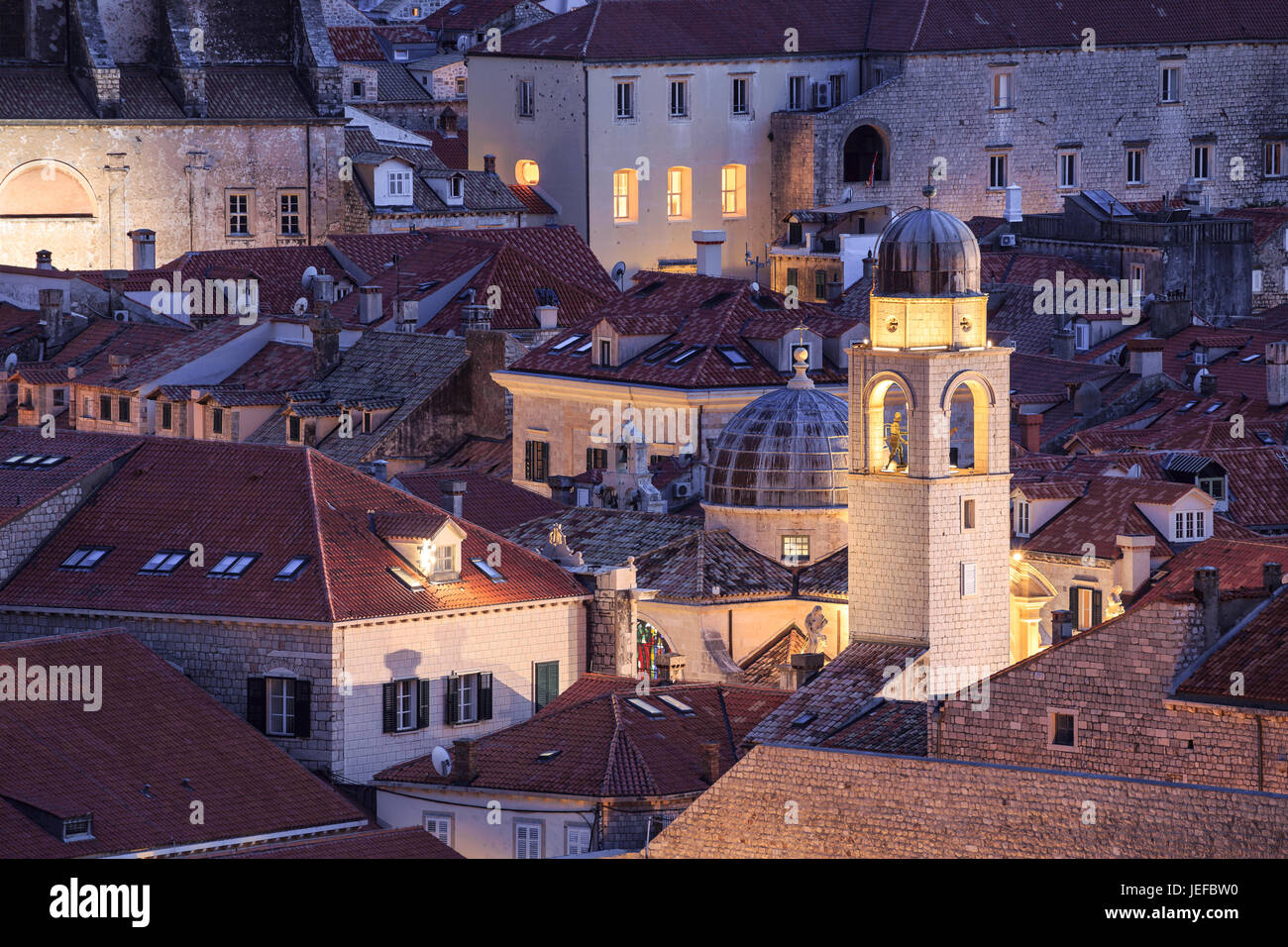 Rooftops in Dubrovnik, Croatia Stock Photo - Alamy