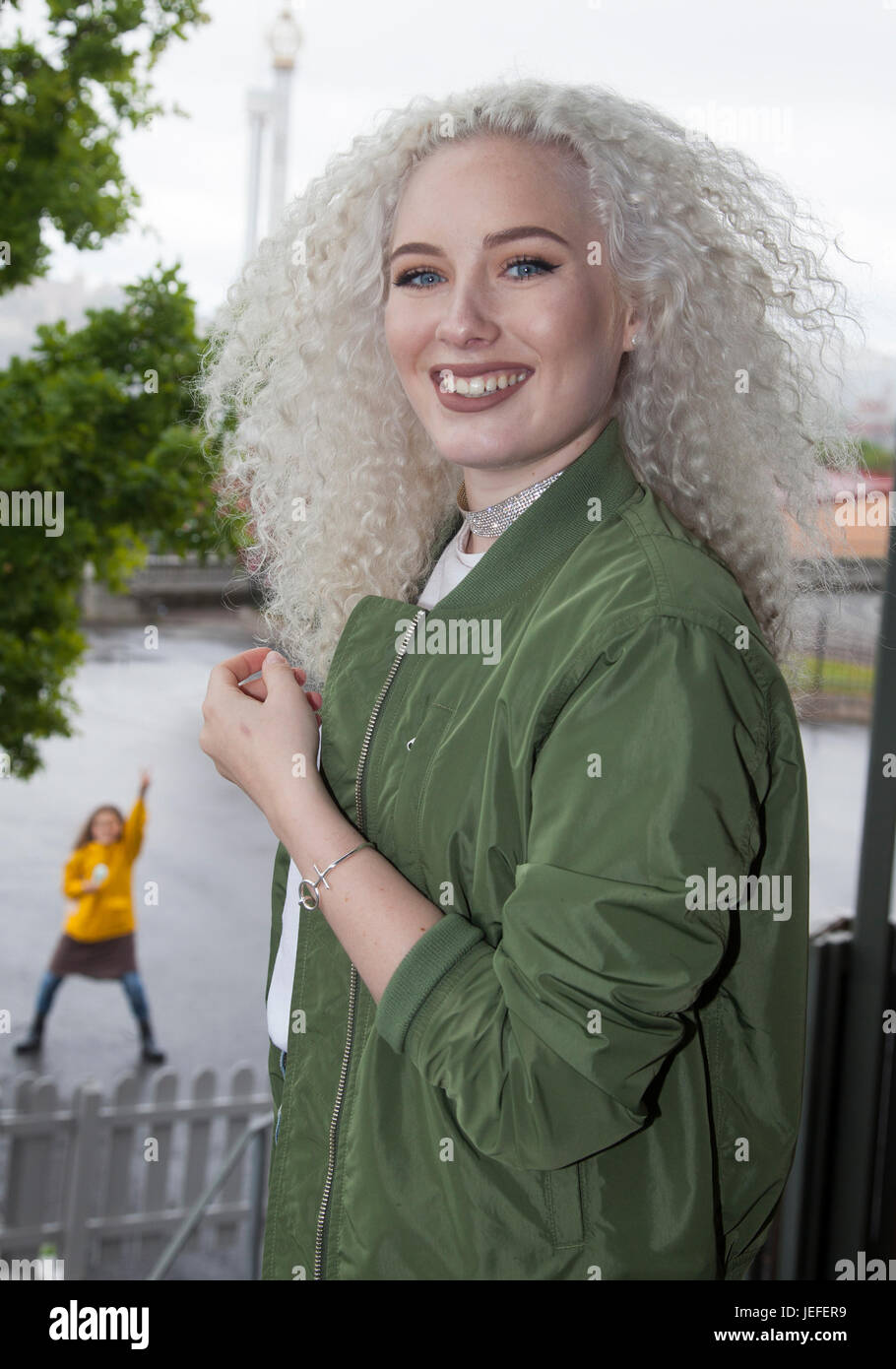 WIKTORIA JOHANSSON Swedish singer and song writer 2017 Stock Photo