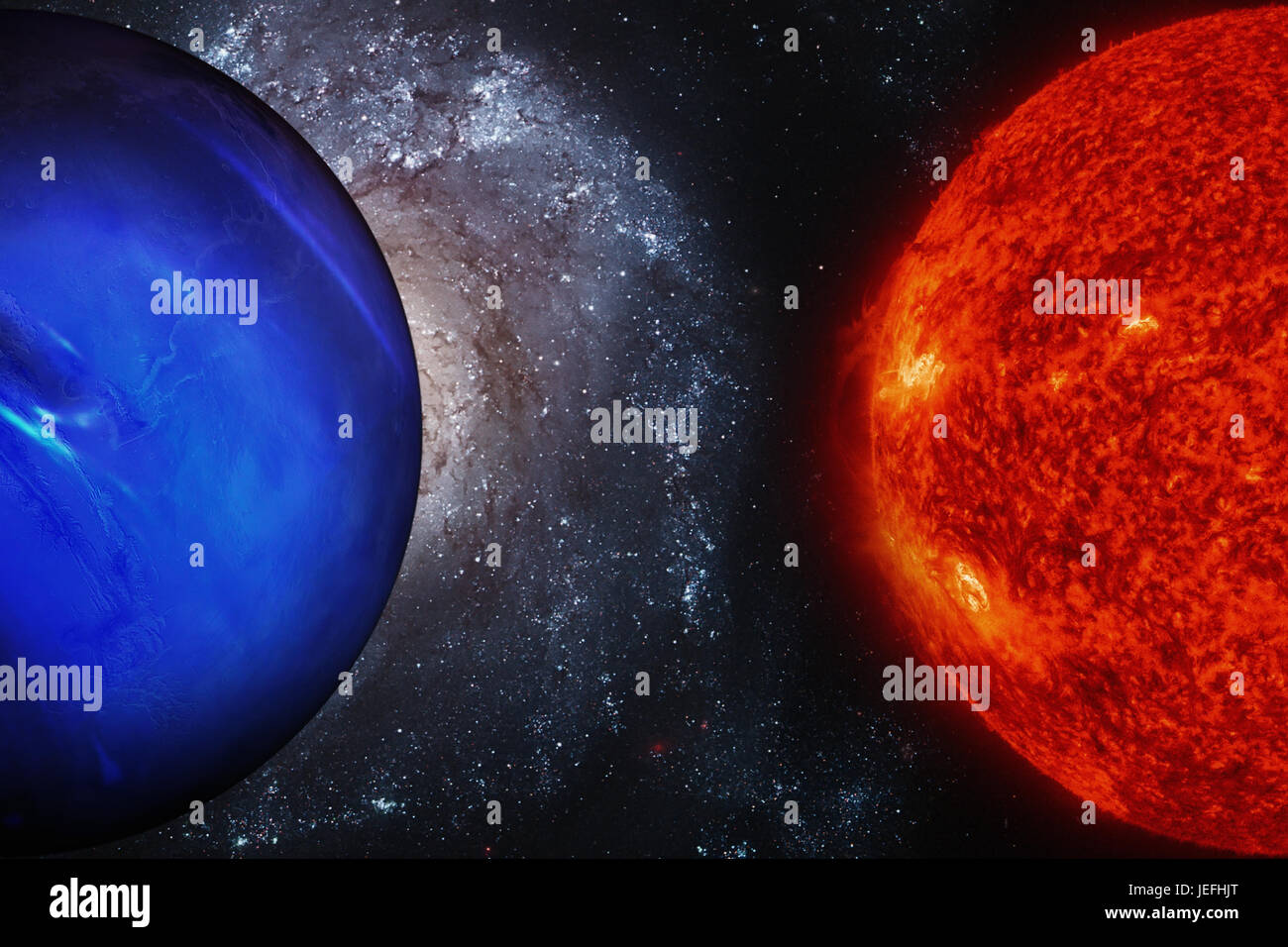 Solar System Neptune. It is the eighth and farthest from the