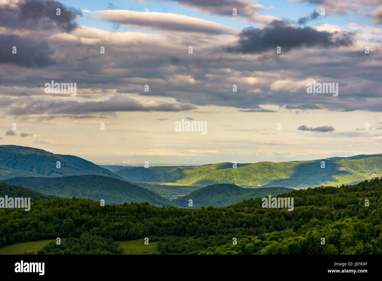 Colorful mountain sunrise cloudscape light hi-res stock photography and ...