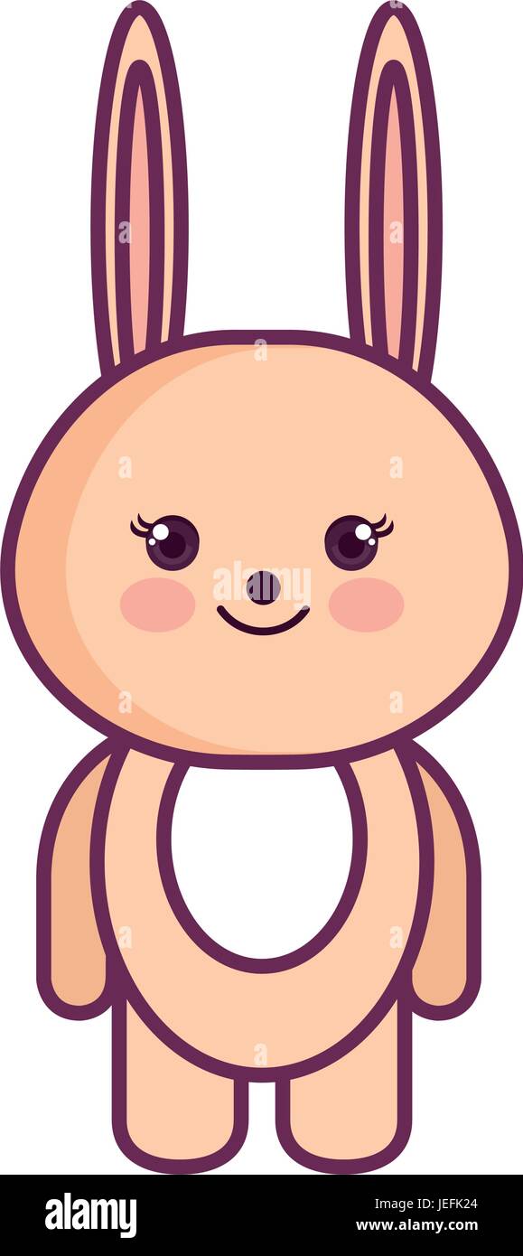 Stuffed animal rabbit icon vector illustration design graphic Stock ...