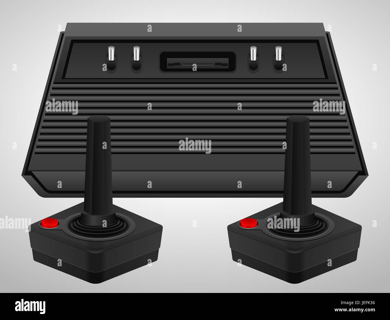 Retro arcade on white vector hi-res stock photography and images - Alamy