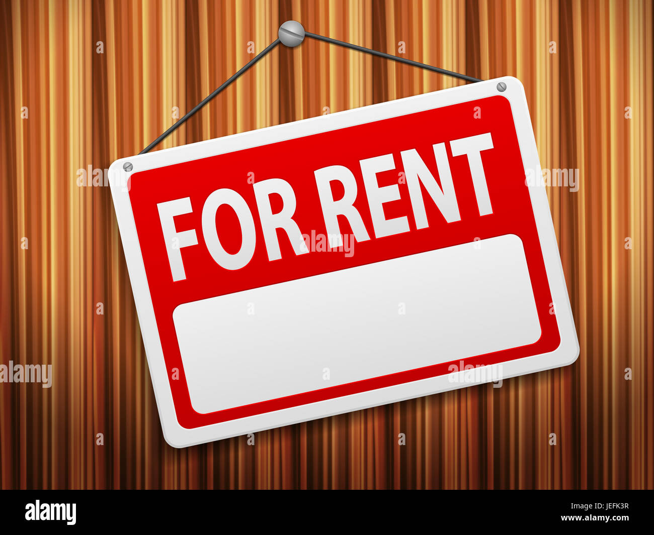 For rent sign board on wood background Stock Photo - Alamy