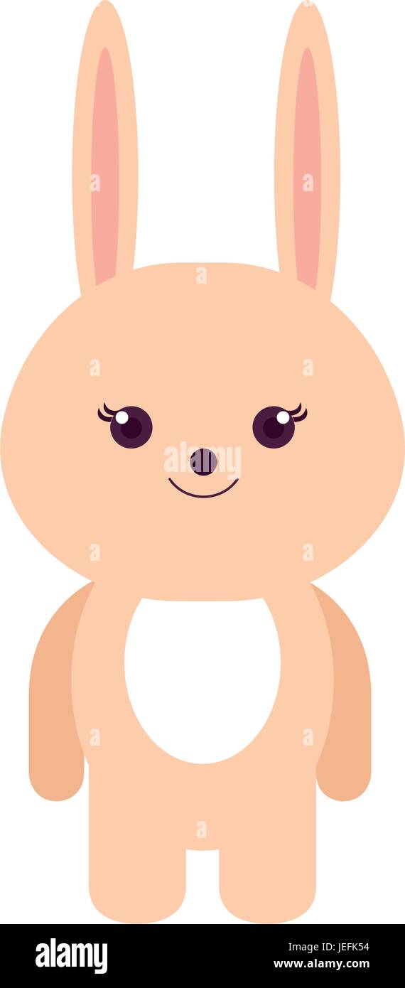 Stuffed animal rabbit icon vector illustration design graphic Stock ...