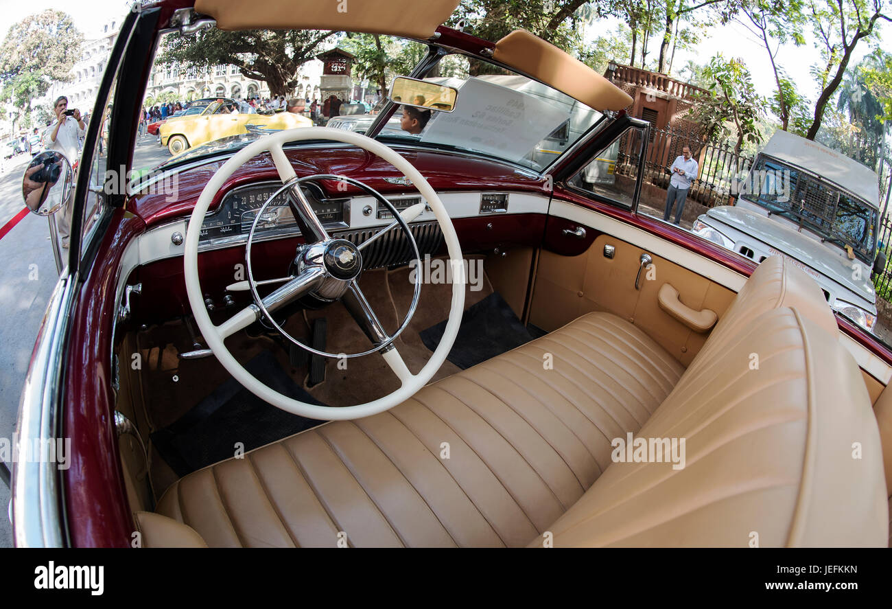Vintage car in show, MUMBAI Stock Photo Alamy