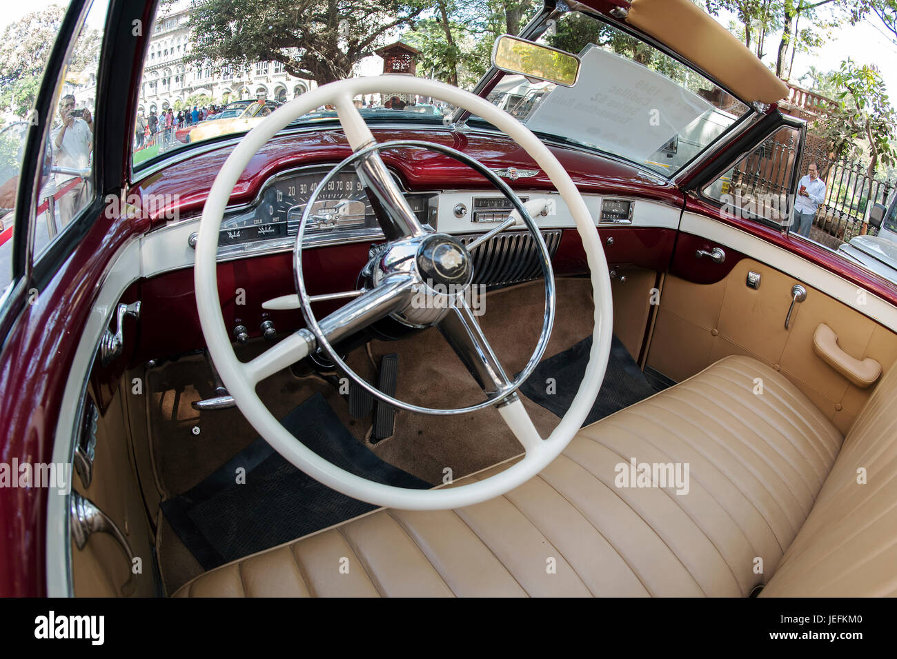 Vintage car in show, MUMBAI Stock Photo Alamy