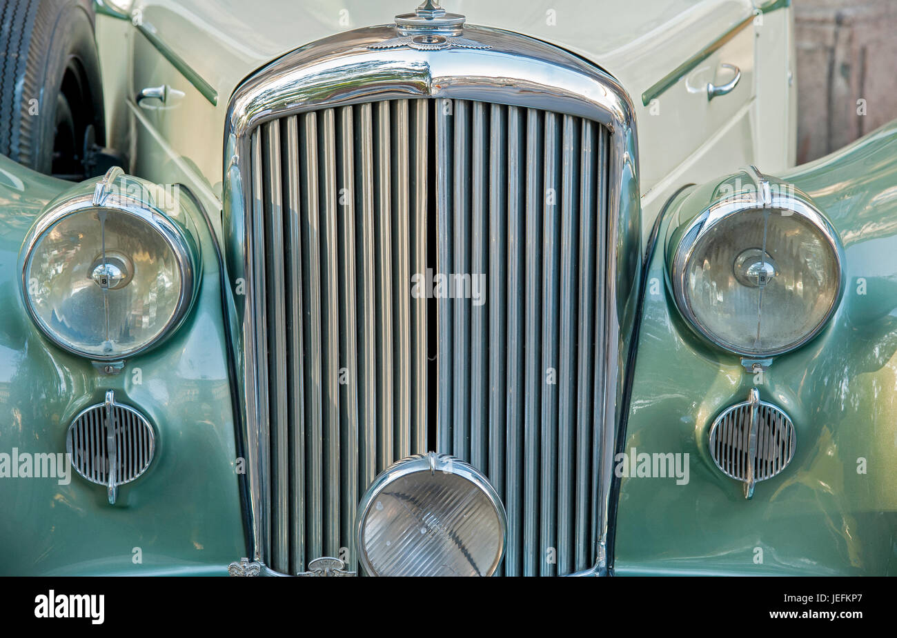 Vintage car in show, MUMBAI Stock Photo - Alamy