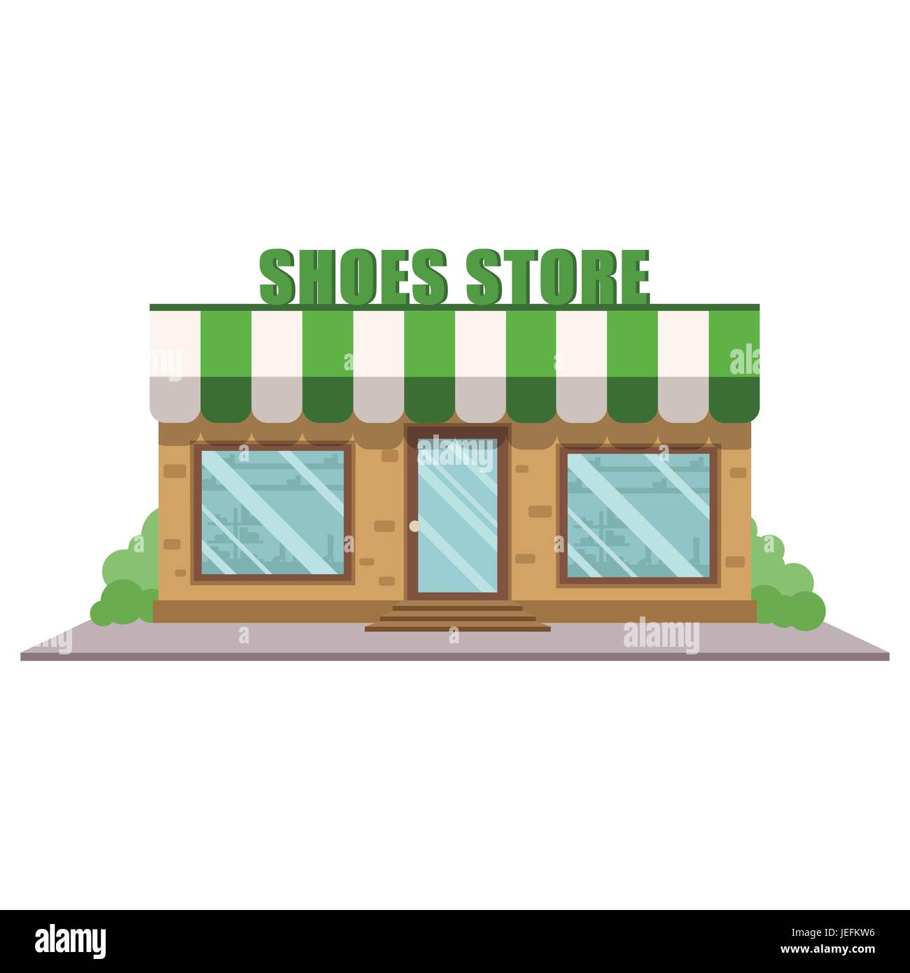 Shoe Store Building Clipart