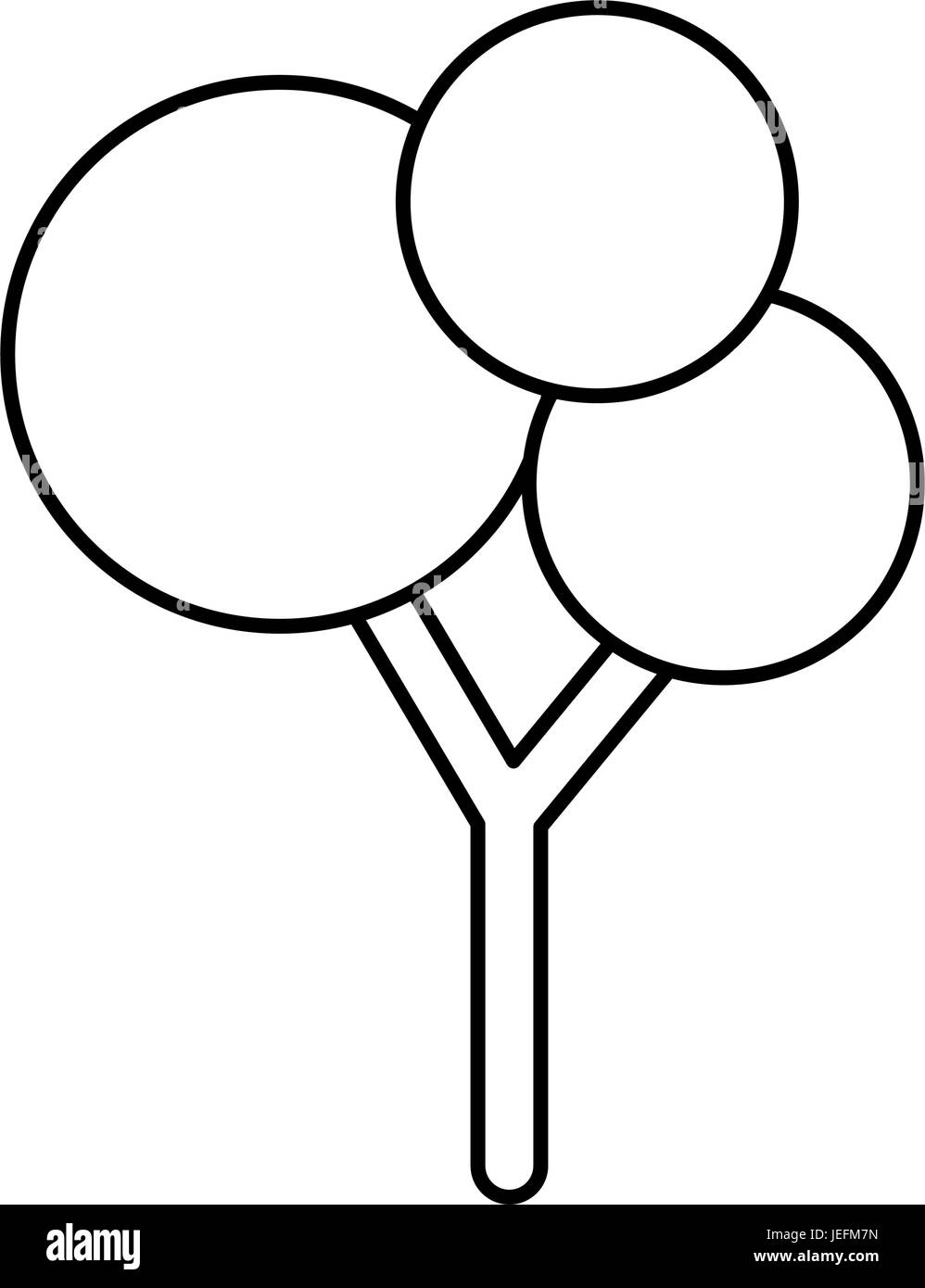 tree icon over white background vector illustration Stock Vector Image ...