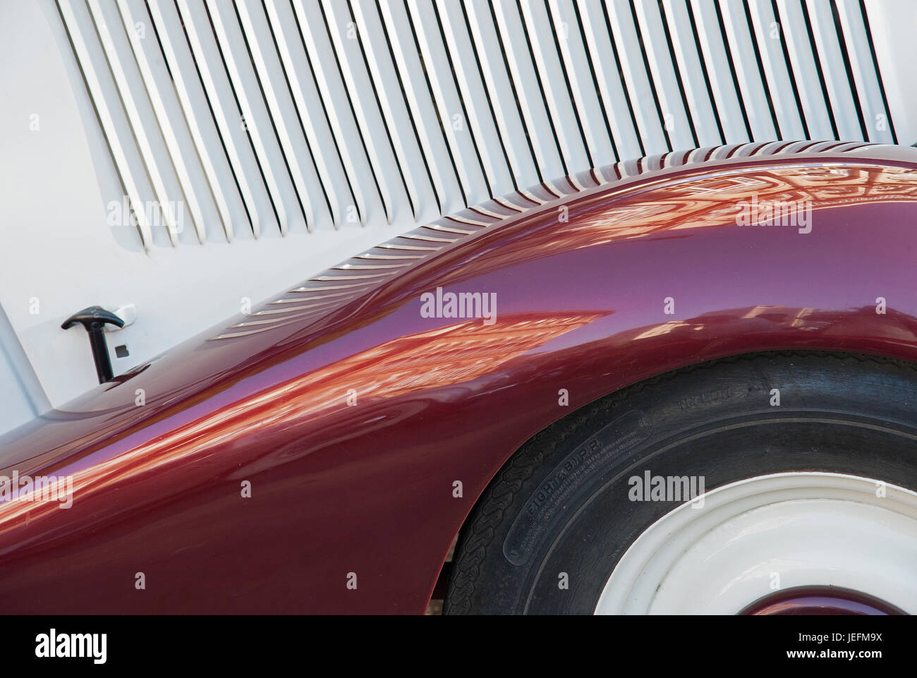 Vintage car in show, MUMBAI Stock Photo - Alamy