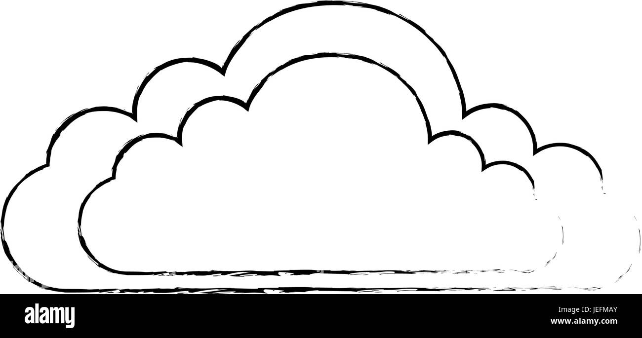 cloud icon over white background vector illustration Stock Vector Image ...