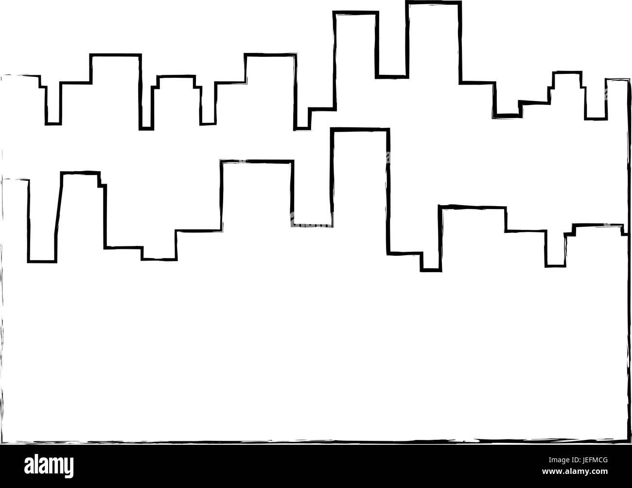 silhouette of urban city icon over white background vector illustration ...