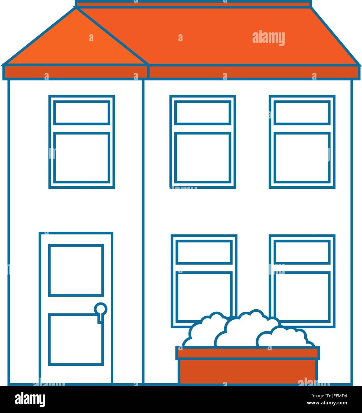 house icon over white background vector illustration Stock Vector Image ...