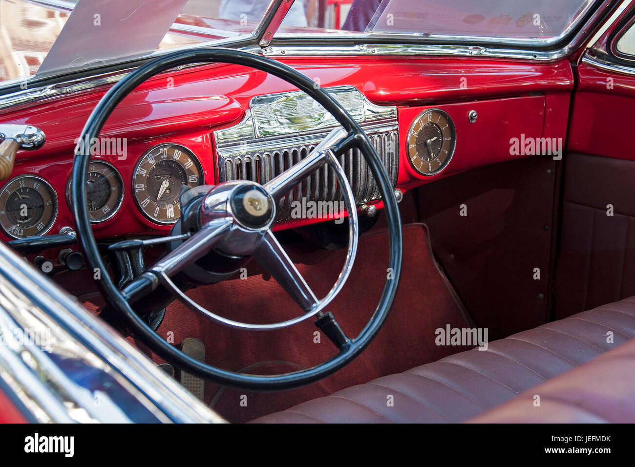 Vintage car in show, MUMBAI Stock Photo Alamy