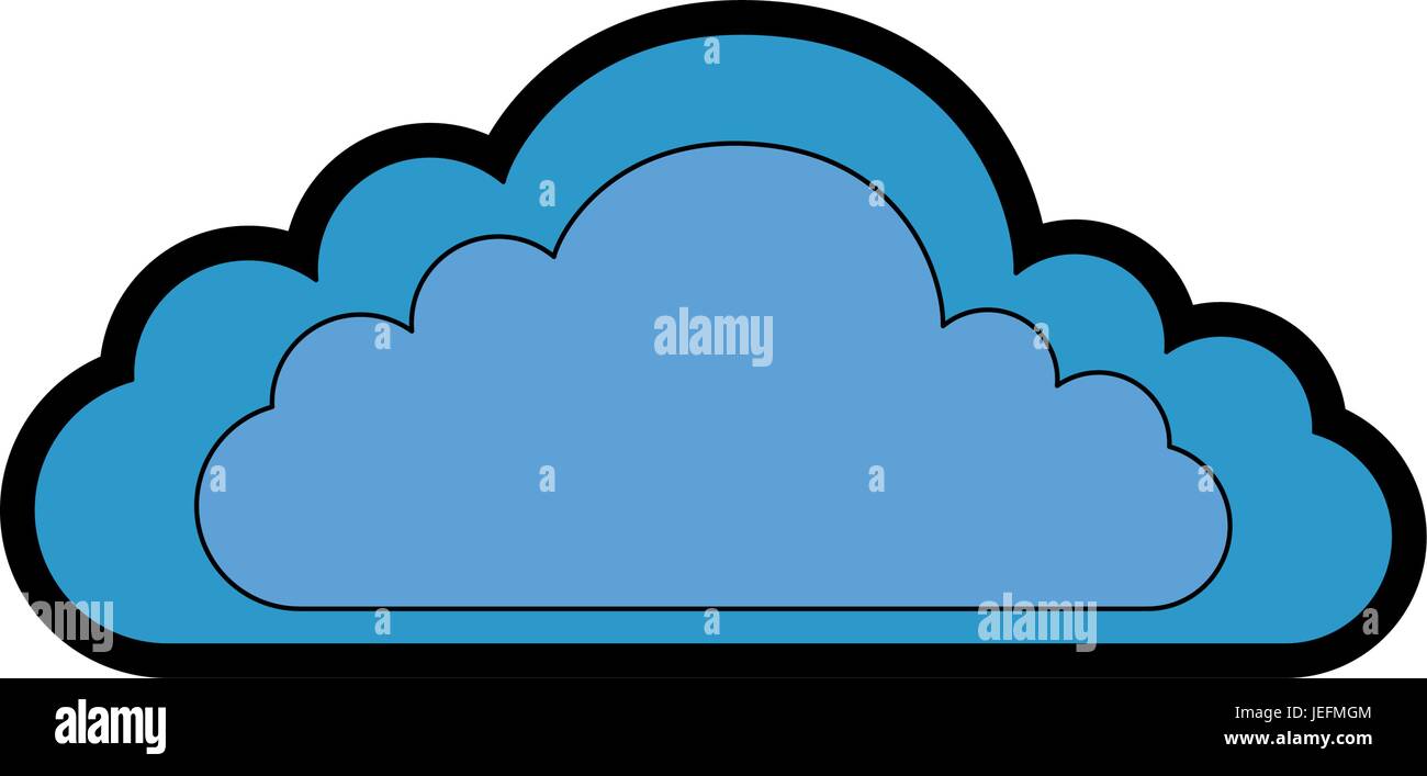 cloud icon over white background vector illustration Stock Vector Image ...