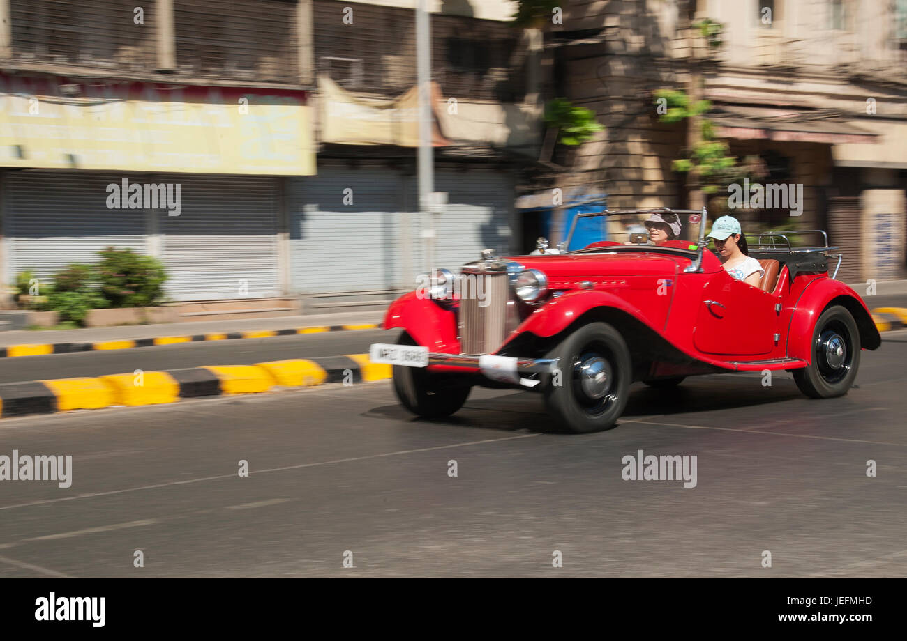 Vintage car in show, MUMBAI Stock Photo Alamy