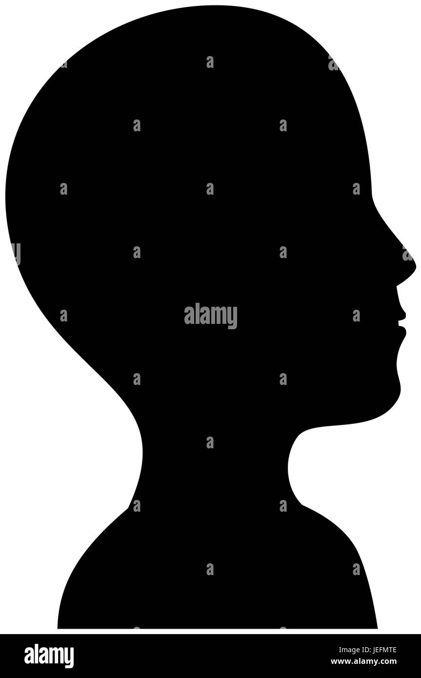 human head icon over white background vector illustration Stock Vector ...