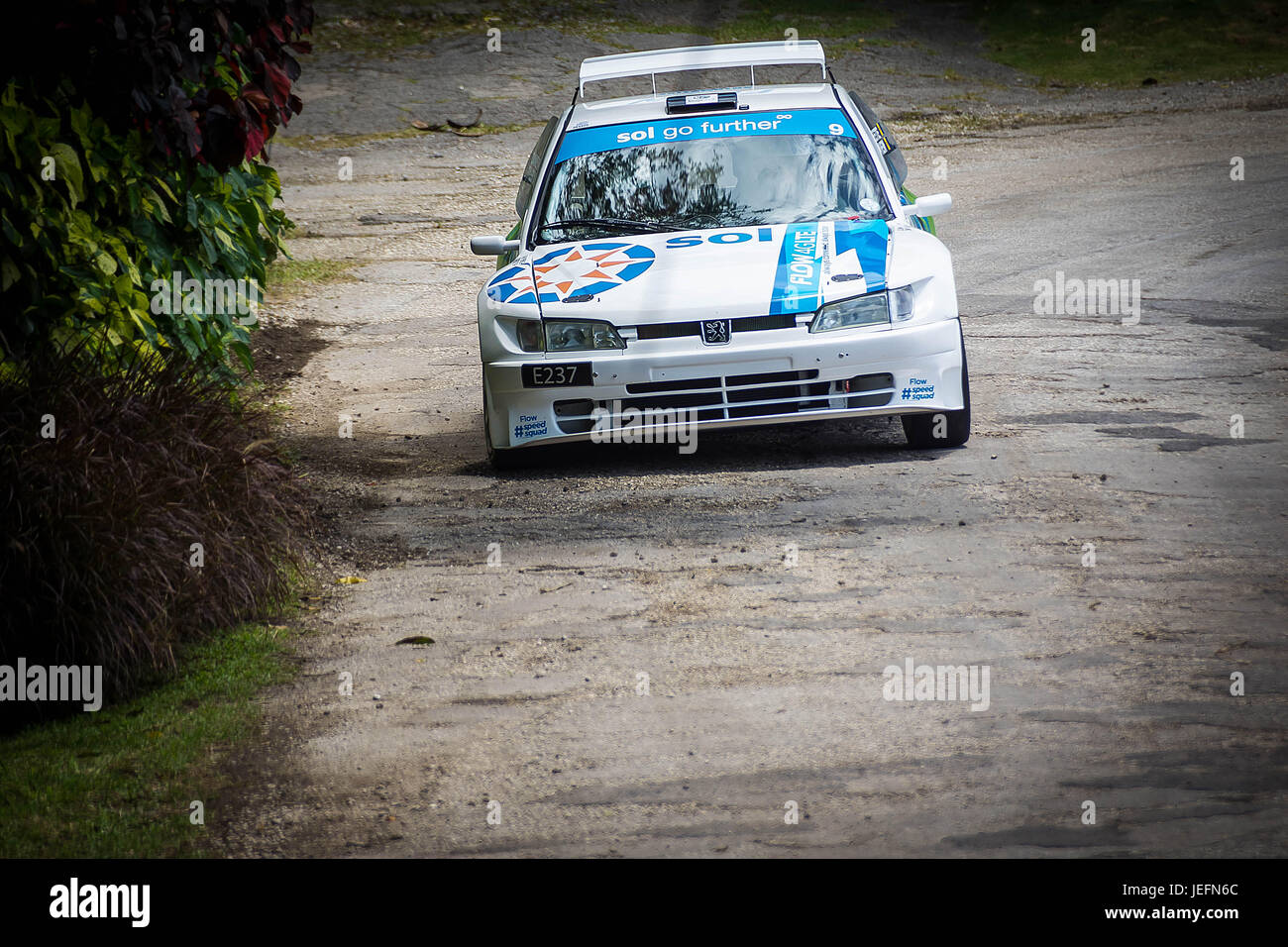 Sol Rally Barbados Day 1 Stock Photo - Alamy