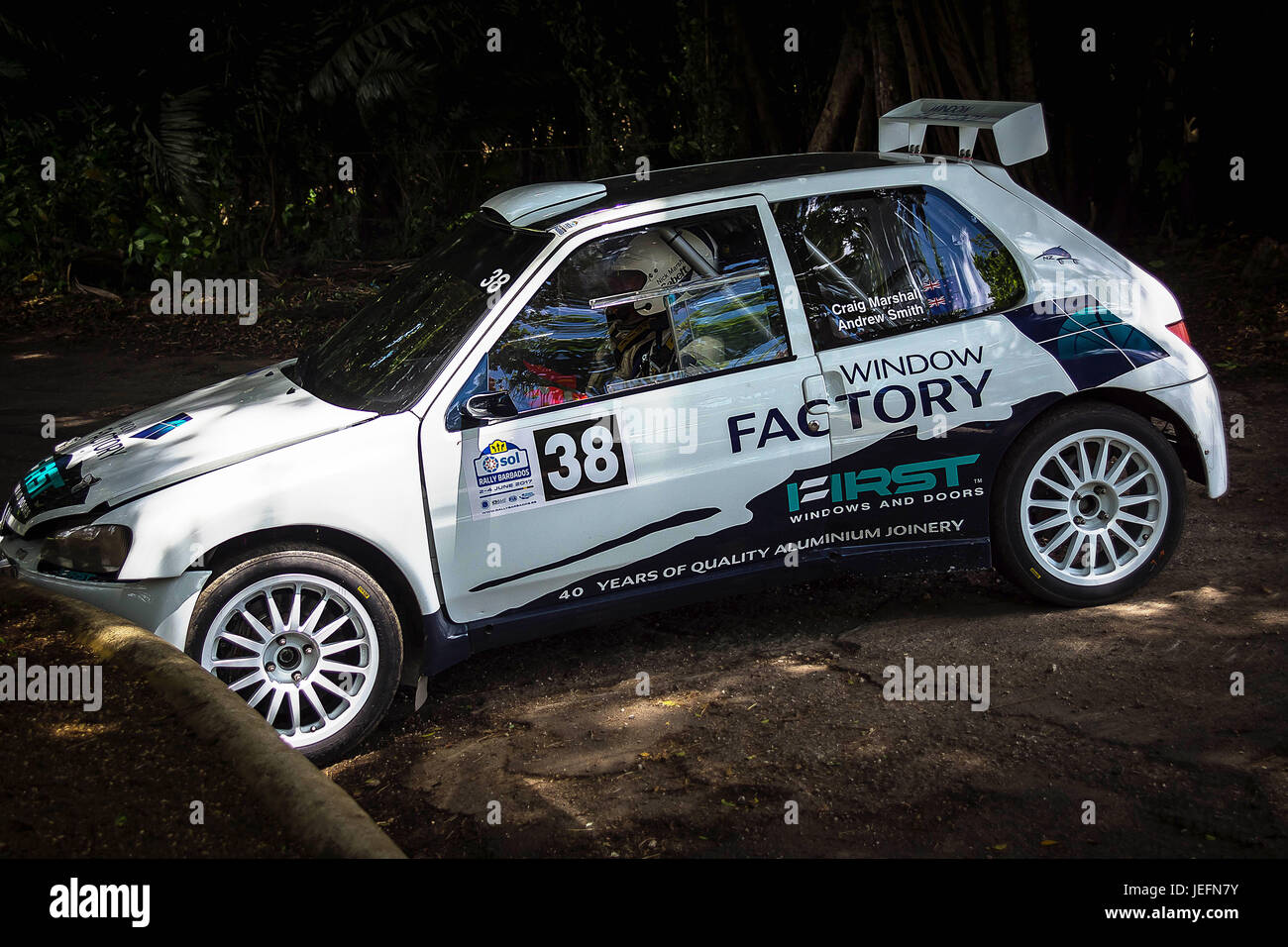 Sol Rally Barbados Day 1 Stock Photo - Alamy