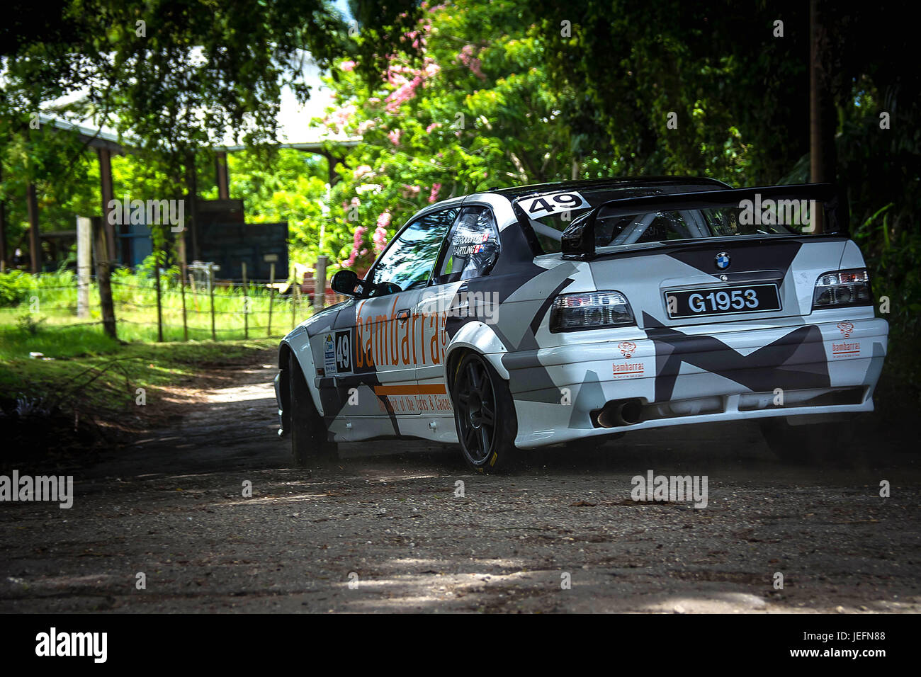 Sol Rally Barbados Day 1 Stock Photo - Alamy