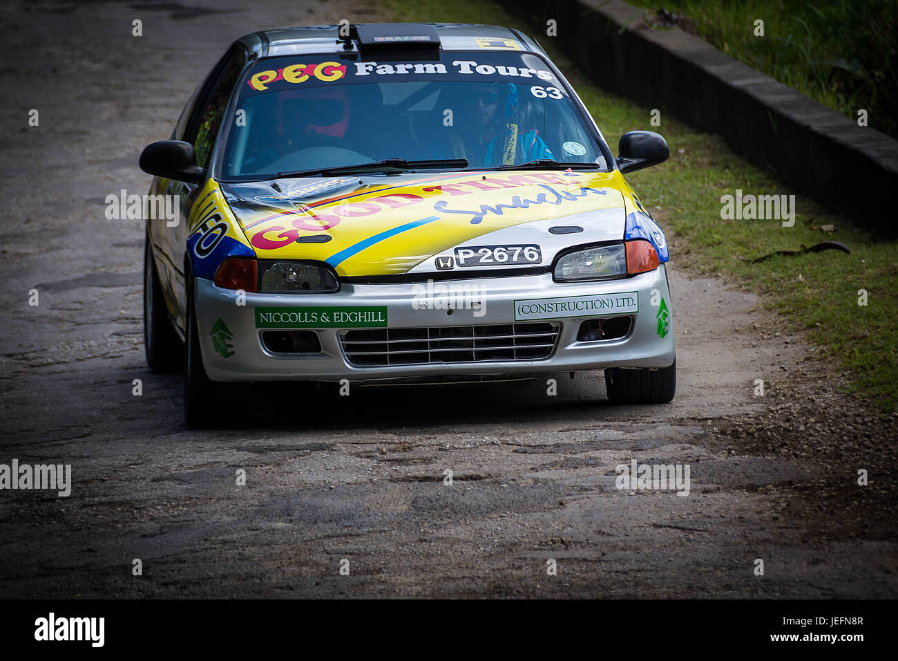 Sol Rally Barbados Day 1 Stock Photo - Alamy